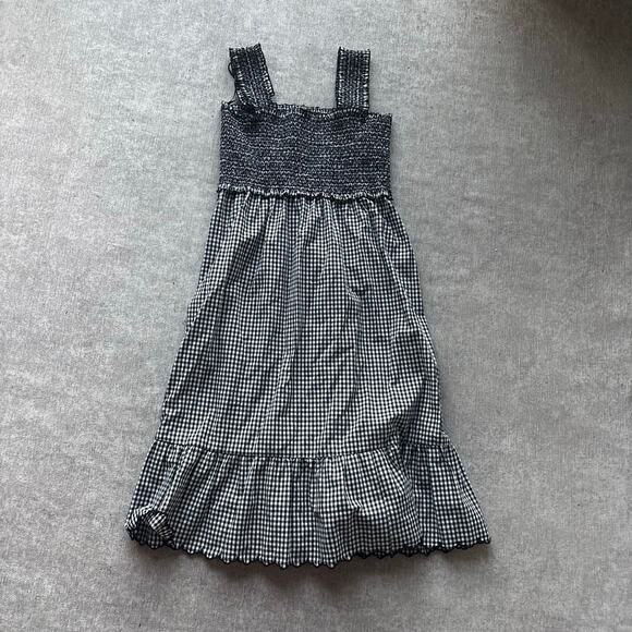 Rails Rumi Gingham Midi Dress in Black Mini Gingham - Picture 2 of 5